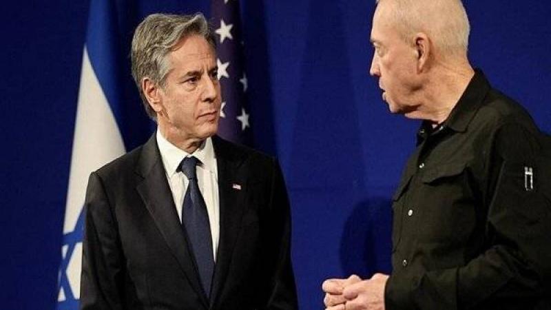 بلينكن وجالانت في اجتماع سابق (أرشيفية)