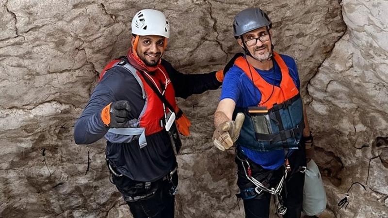 الفقيدان خالد المنصوري وسالم الجراف