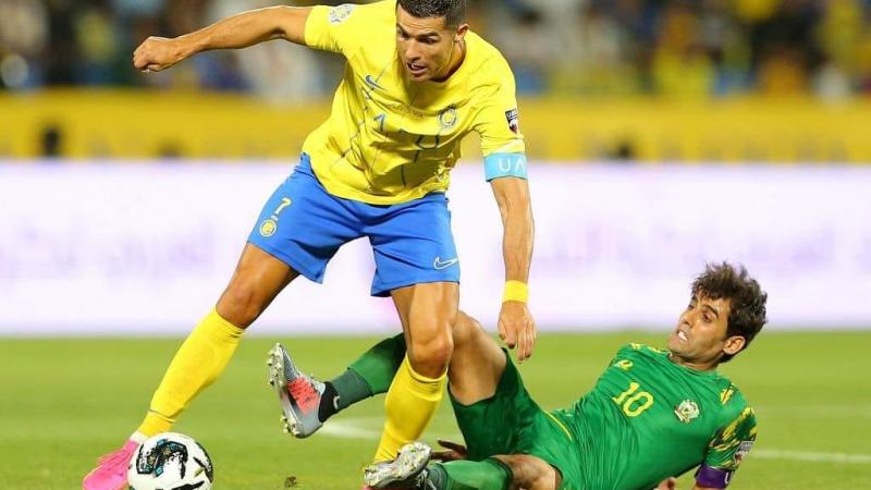 من مباراة سابقة للشرطة أمام النصر السعودي