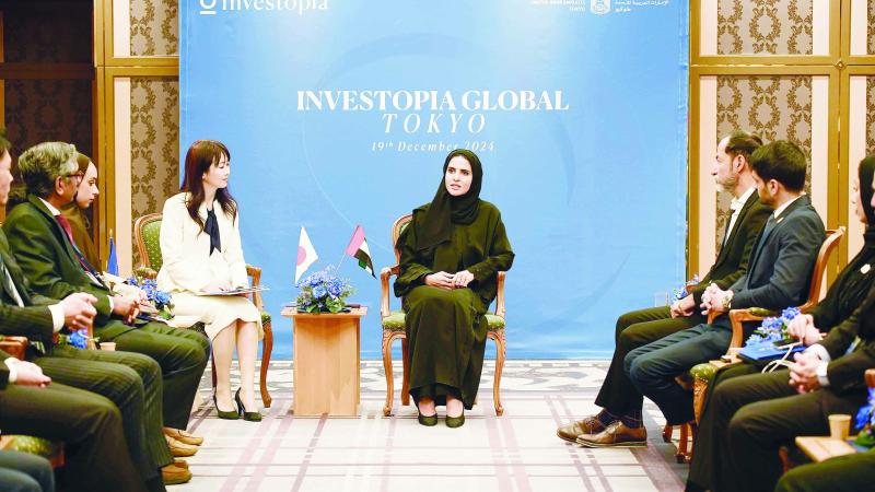 علياء المزروعي تدعو مجتمع الأعمال الياباني للاستفادة من تنافسية الإمارات