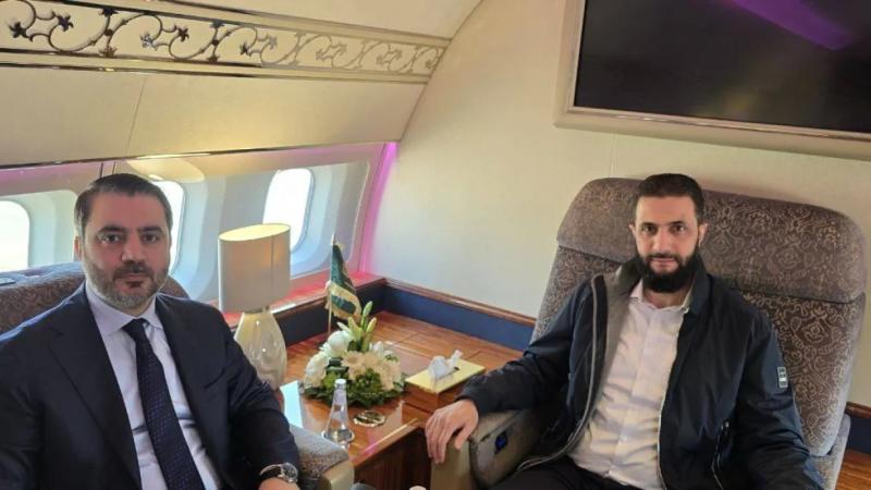 الشرع يصل إلى السعودية 