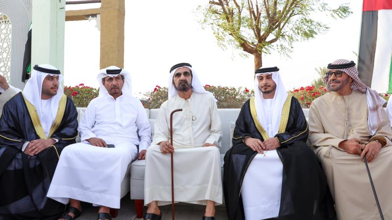 محمد بن راشد يحضر أفراح العامري والكتبي