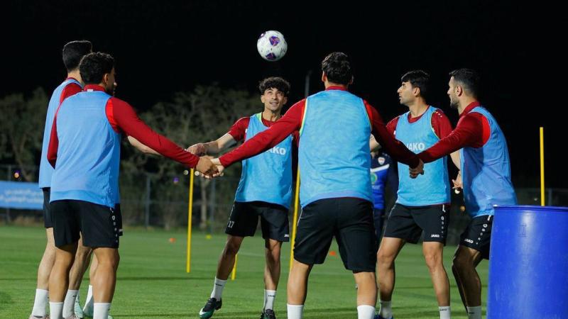 من تدريبات المنتخب العراقي