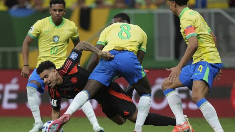 من مباراة البرازيل وكولومبيا
