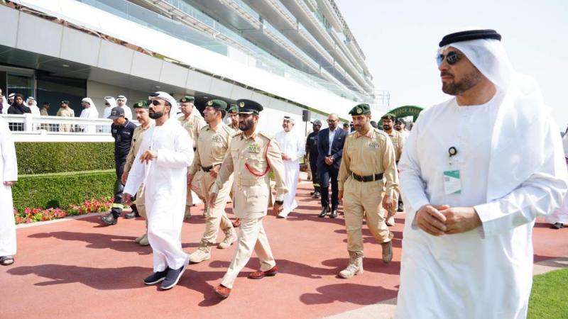 خلال الجولة في مضمار ميدان