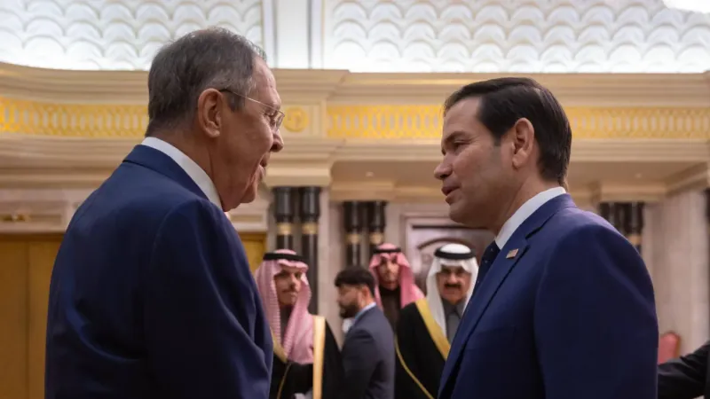 روبيو يبلغ لافروف بـ«الخطوط العريضة» للسلام في أوكرانيا