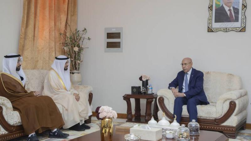 الرئيس الموريتاني يستقبل رئيس «الهيئة العامة للشؤون الإسلامية»