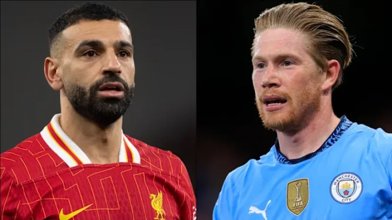 محمد صلاح يُغري دي بروين بالانضمام إلى ليفربول