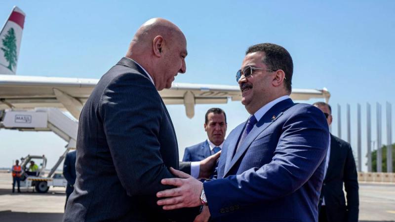 عون من بغداد: الأمن في لبنان والعراق مترابط