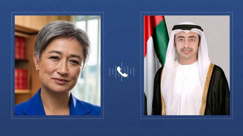 عبدالله بن زايد يبحث مع وزيرة خارجية أستراليا تعزيز التعاون المشترك