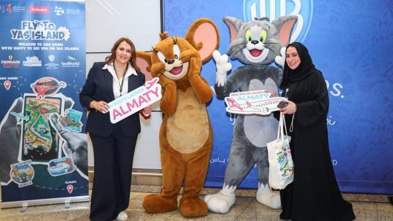 إطلاق أول رحلة جوية مباشرة من ألماتي إلى أبوظبي