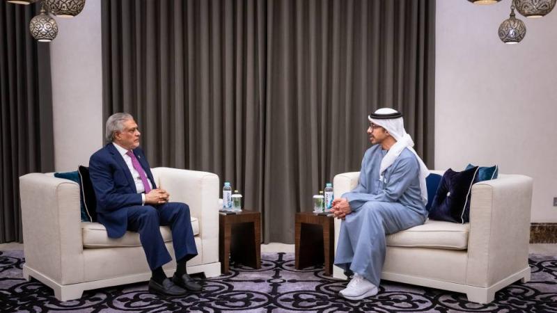 عبدالله بن زايد ووزير الخارجية الباكستاني
