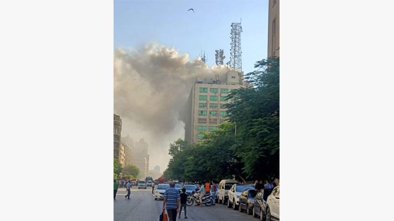 حريق سنترال رمسيس يتسبب في عطل يضرب الإنترنت في مصر