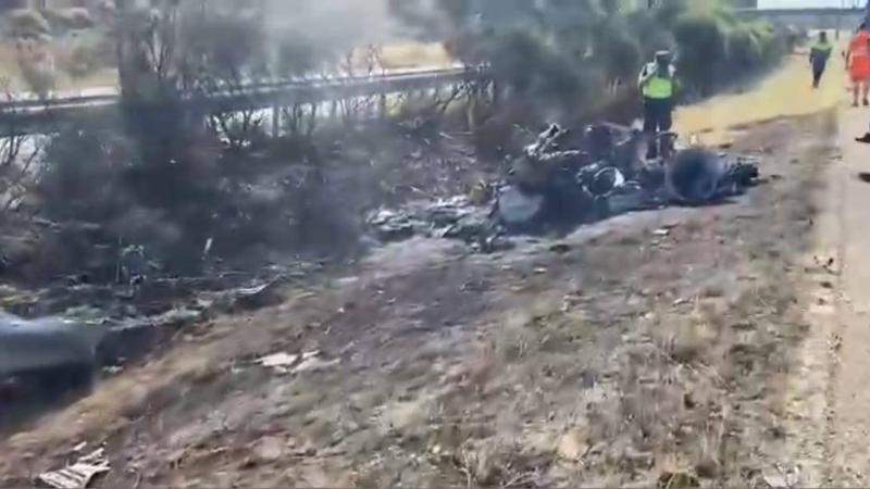 كاميرات السائقين ترصد موقع حادث دييغو جوتا لاعب ليفربول واشتعال النيران  بالسيارة | صحيفة الخليج