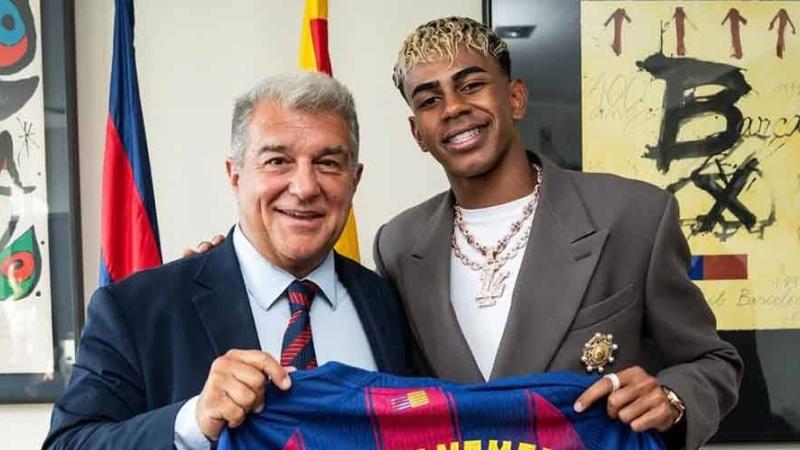 لامين يامال: أرتدي القميص رقم 10 مع برشلونة بعد أنسو فاتي وليس ميسي