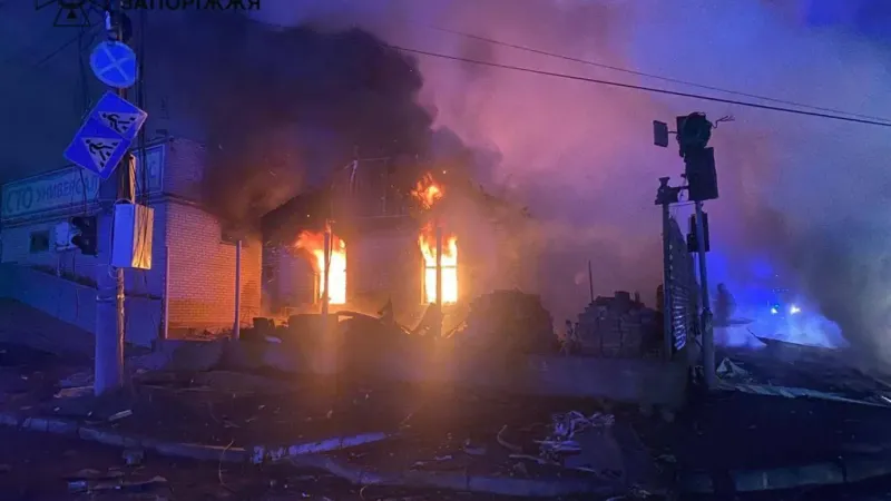 هجمات روسية على زابوريجيا الأوكرانية