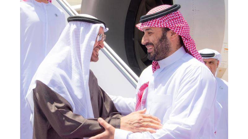 محمد بن زايد ومحمد بن سلمان 