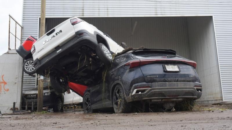 أضرار كبيرة بسبب الأمطار الغزيرة في المكسيك