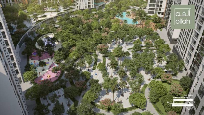 جانب من مخطط مشروع «ألفه» في الشارقة