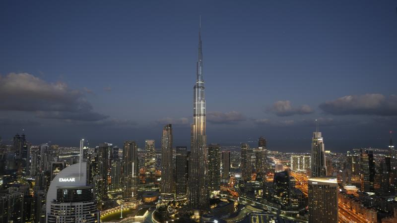 برج خليفة وسط دبي