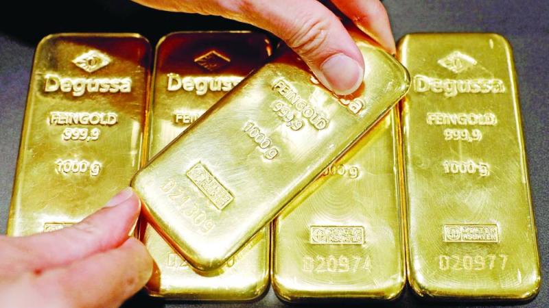 سبائك من الذهب (رويترز)