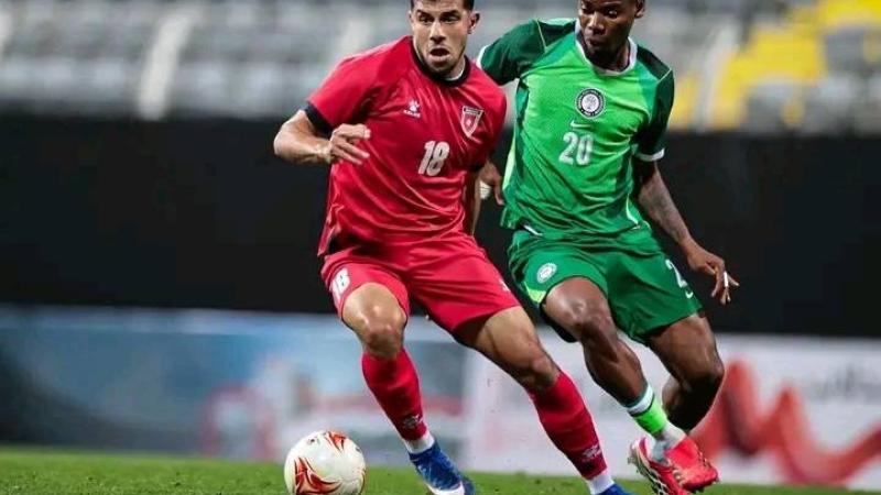 من مباراة الأردن ونيجيريا