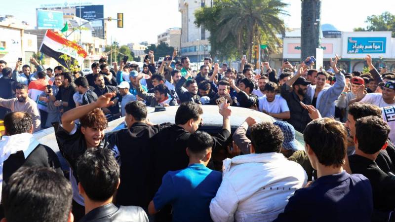 فرحة الجماهير العراقية