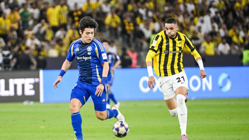 من مباراة الاتحاد وماتشيدا