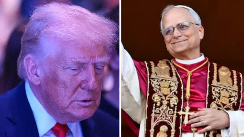 البابا ليو - ترامب 