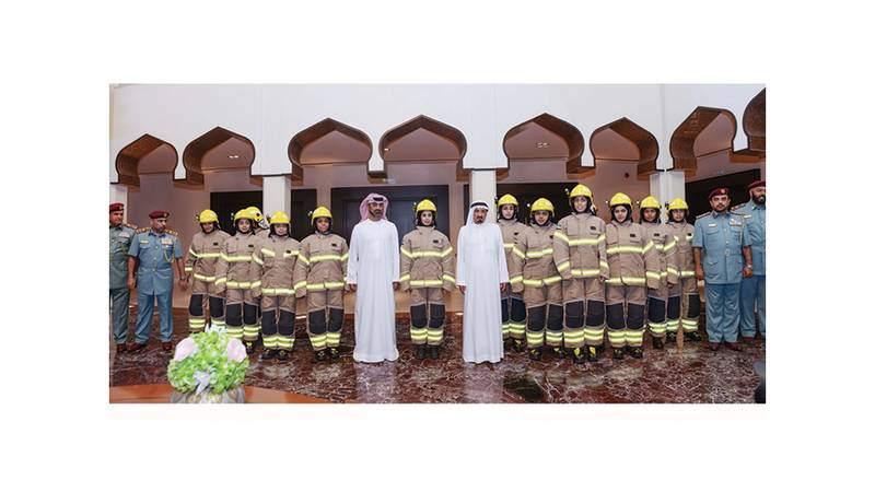 Ø§Ù„Ù†Ø¹ÙŠÙ…ÙŠ Ù†Ø¹ØªØ² Ø¨Ø§Ù„Ø¹Ù†ØµØ± Ø§Ù„Ù†Ø³Ø§Ø¦ÙŠ Ø§Ù„Ø¥Ù…Ø§Ø±Ø§ØªÙŠ ÙÙŠ Ø§Ù„Ø¯ÙØ§Ø¹ Ø§Ù„Ù…Ø¯Ù†ÙŠ ØµØ­ÙŠÙØ© Ø§Ù„Ø®Ù„ÙŠØ¬