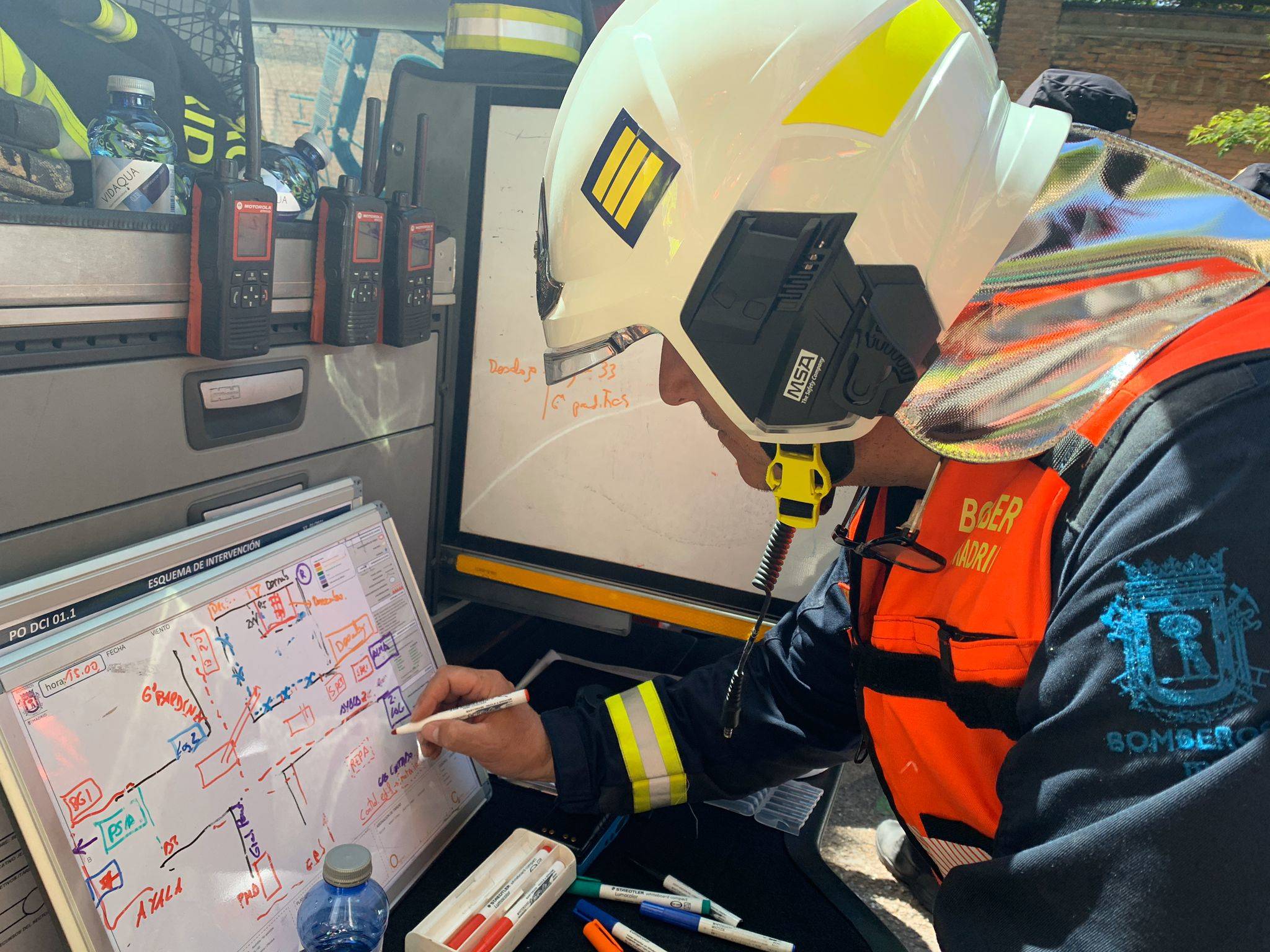 انفجار في مبنى في مدريد