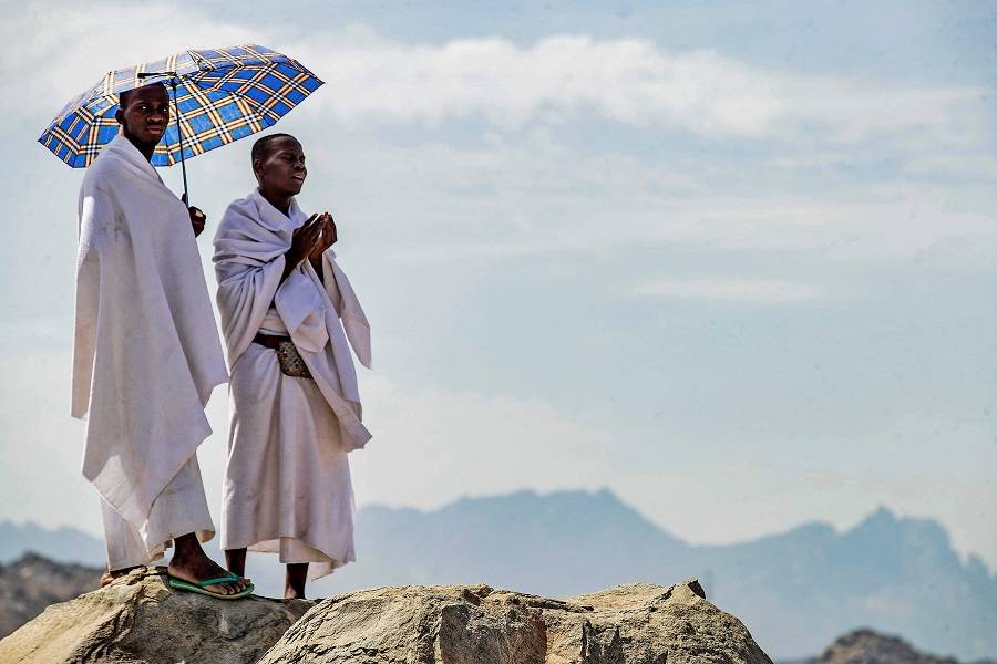 ضيوف الرحمن على جبل عرفات