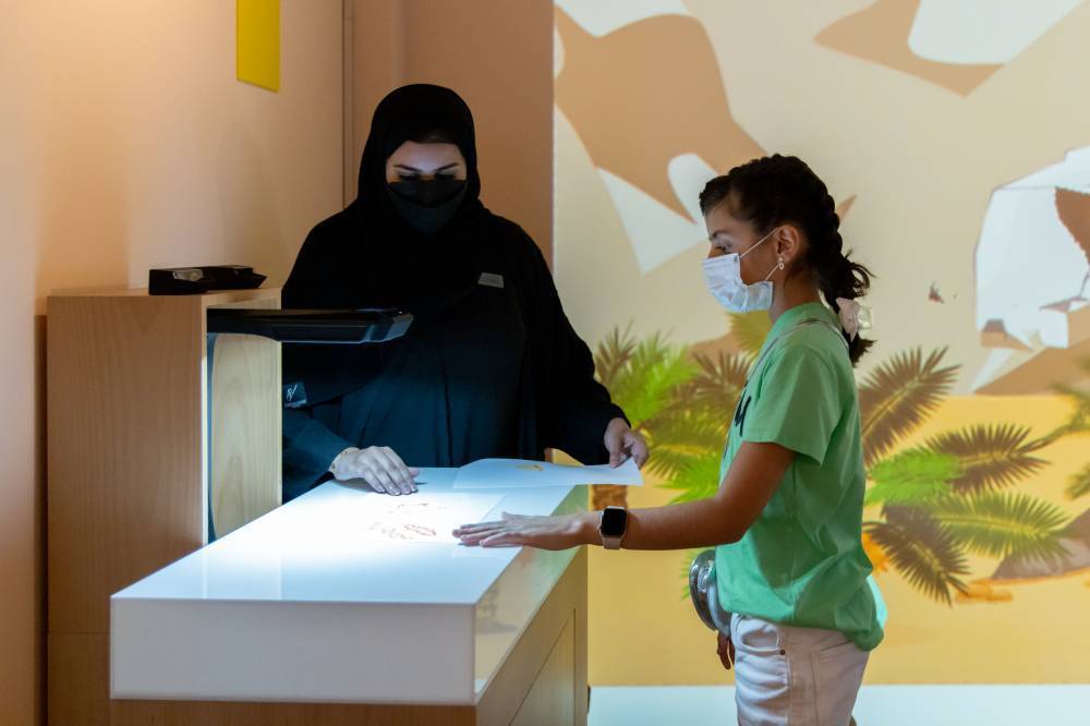 قاعة لعلم الآثار التفاعلي في الشارقة