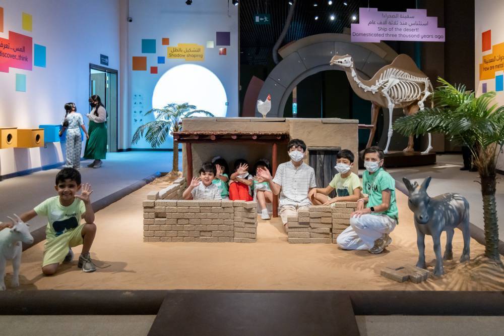 قاعة لعلم الآثار التفاعلي في الشارقة