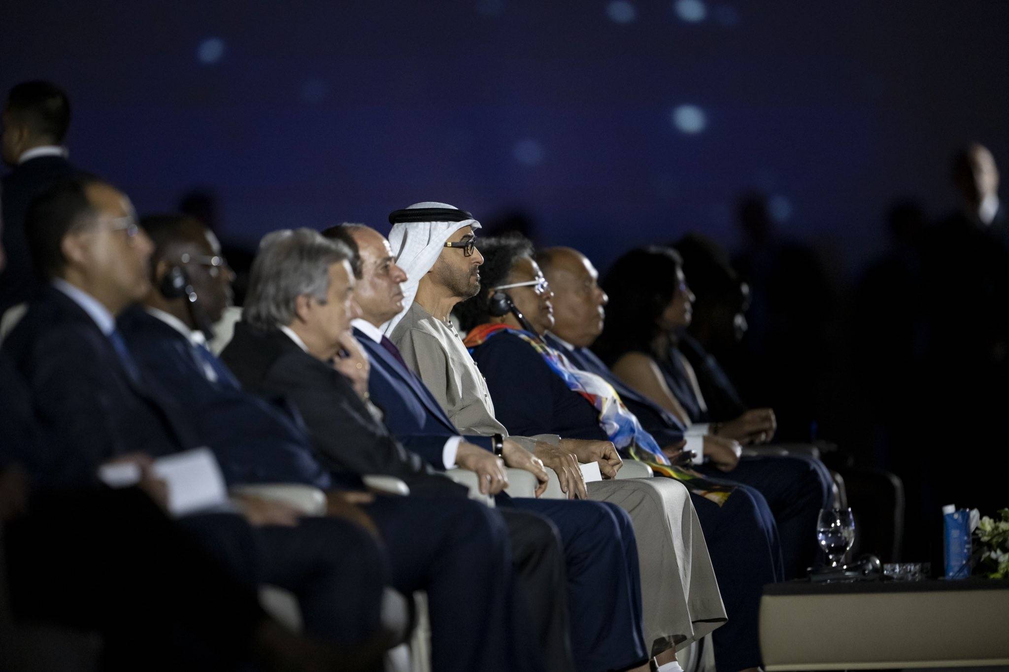محمد بن زايد خلال كلمته في مؤتمر كوب 27