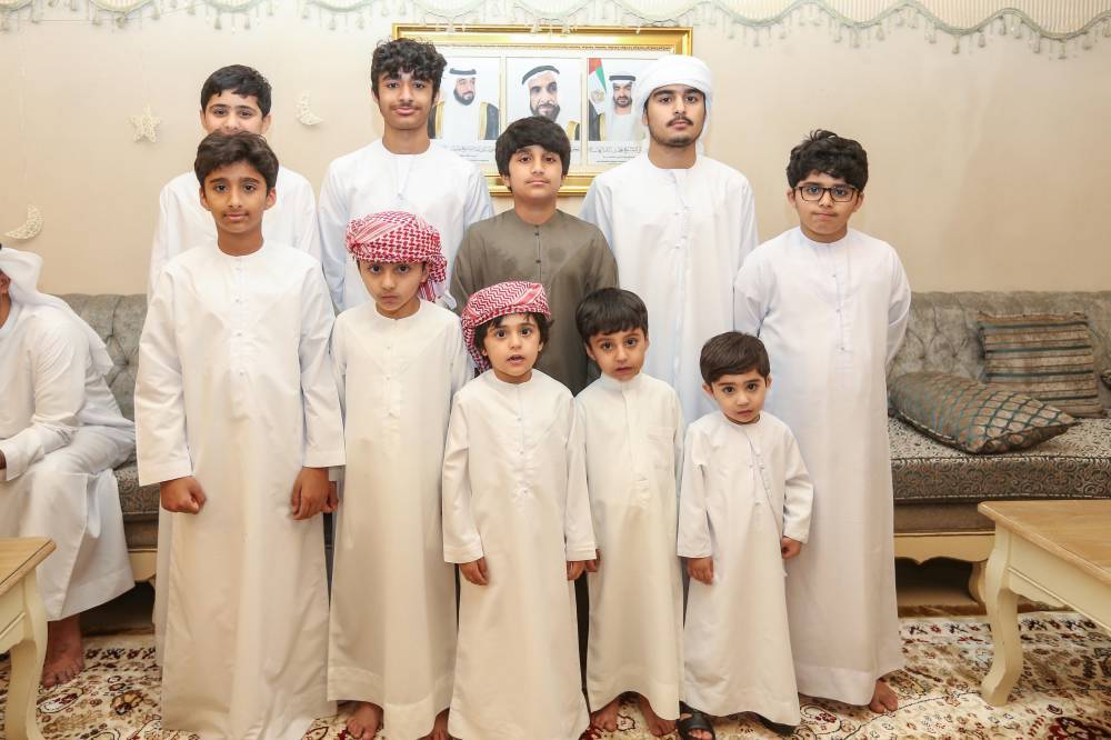 الأطفال المشاركون في المجلس