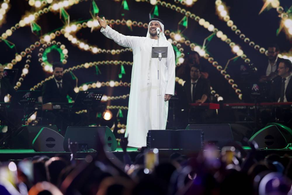 حفل كاظم الساهر و حسين الجسمي تصوير يوسف الامير