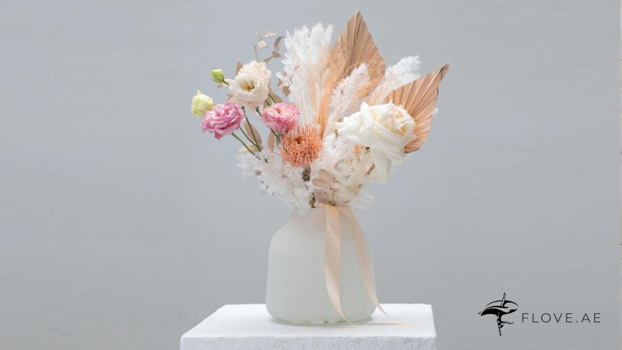 Lisa Su Bouquets of dried flowers