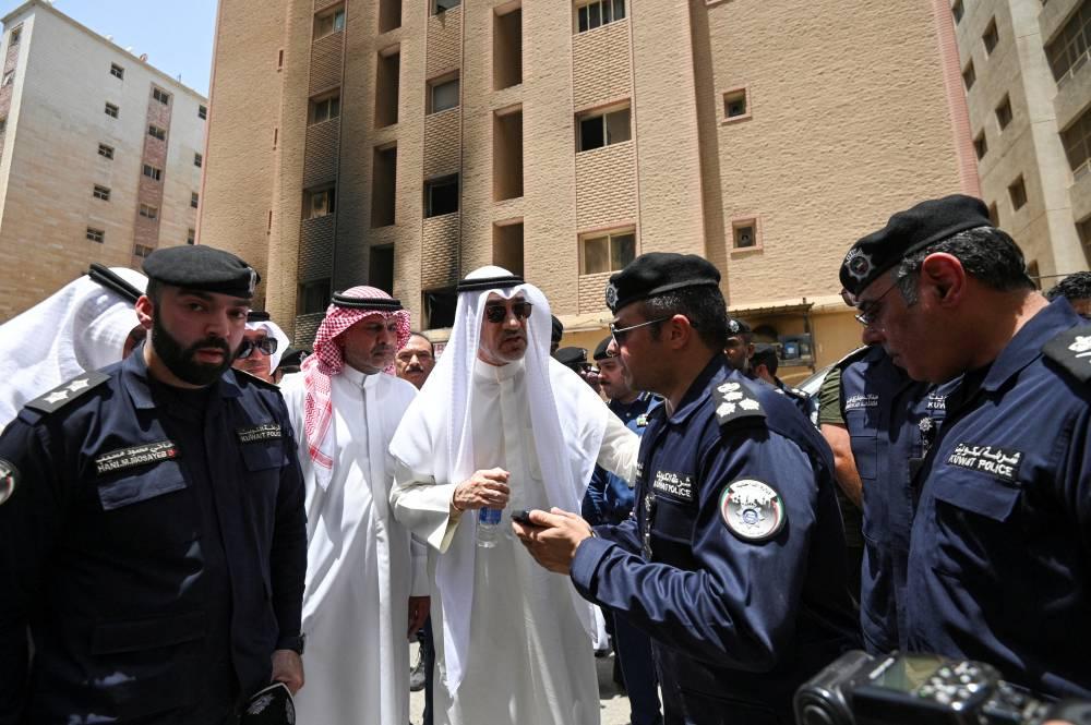 فاجعة حريق المنقف في الكويت