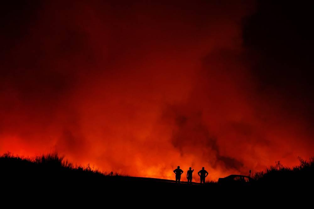 حريق غابات قرب مدريد