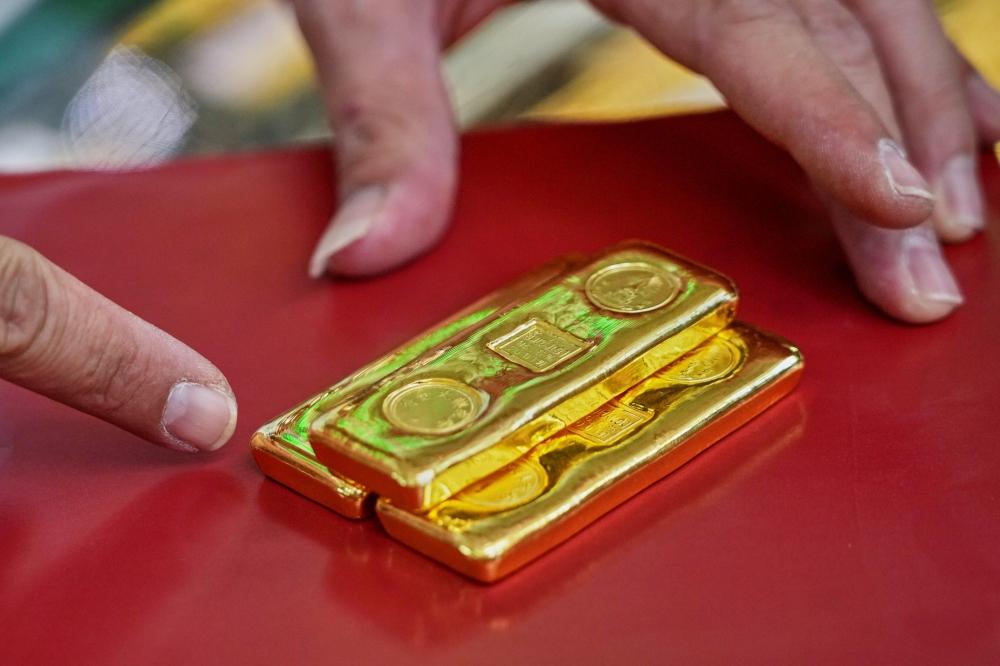 عرض سبائك ذهبية في تايلاندا