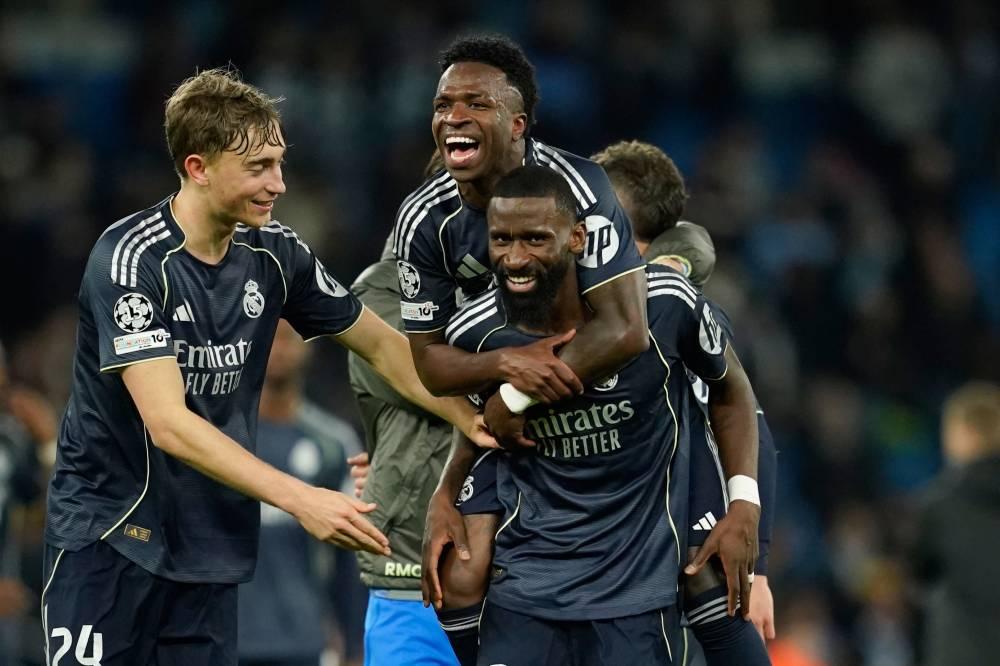 احتفالية لاعبي الريال