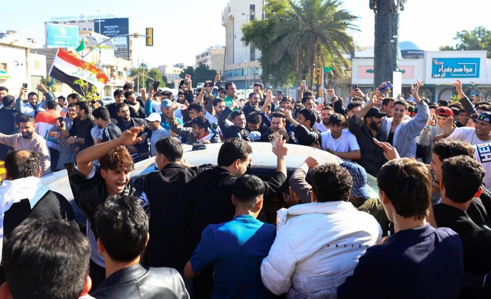 فرحة الجماهير العراقية