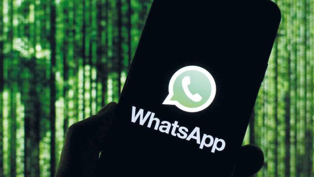 "WhatsApp" is the name of the device between "iOS" and ...