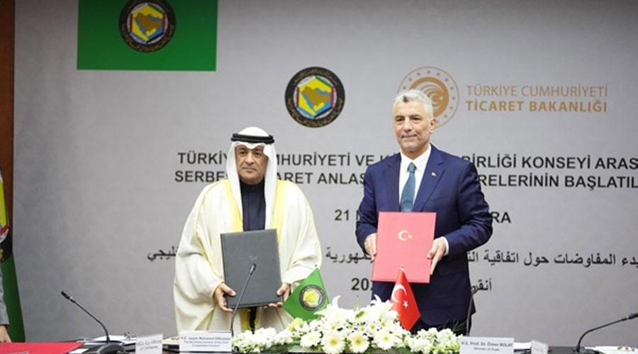 Gulf states and Turkey launch free trade agreement talks