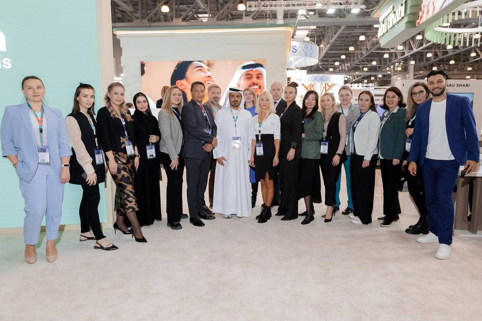 Promoting Abu Dhabi tourism during the Travel and Hospitality Exhibition in Moscow
