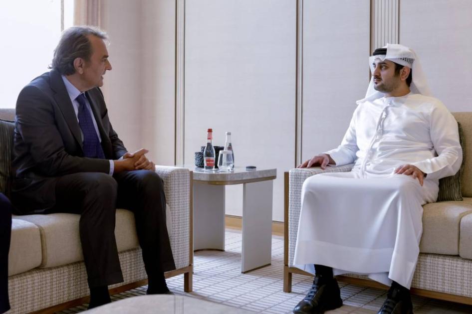 Maktoum bin Mohammed and CVC Capital Partners Founder Discuss Cooperation