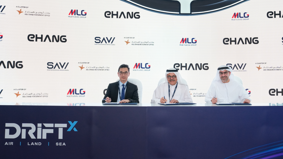 Unprecedented Partnership Between Multi Level Group, Ehang and Abu Dhabi Investment Office Brings Promising Future to Electric Vertical Take-Off Aircraft Industry