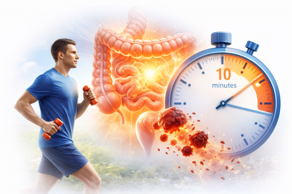 10 دقائق رياضة يومياً تبطئ سرطان الأمعاء #صحيفة_الخليج 