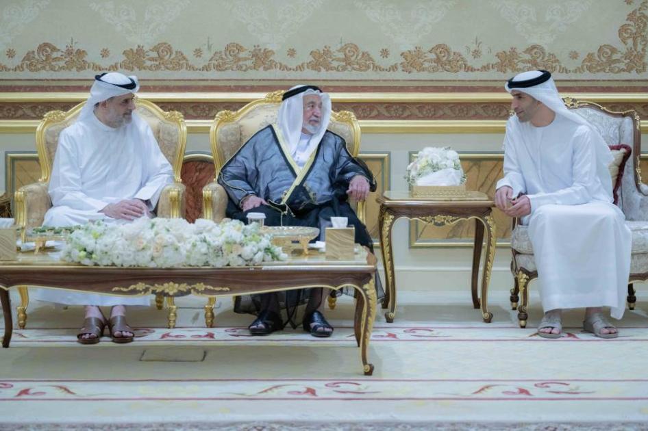 حاكم الشارقة يواصل استقبال المهنئين بشهر رمضان المبارك